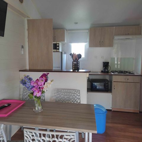 Stacaravan 4 personen - Grand Confort "Amandier - Glycine" 2 slaapkamers Airconditioning