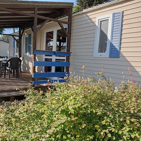 Mobilhome 4 personnes - Confort "Mimosa - Marguerite - Crocus - Jacinthe" 2 chambres Climatisé
