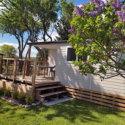 Stacaravan 4 personen - Prestige "Lys - Orchidée" 2 slaapkamers Airconditioning