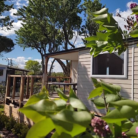 Mobilheim 4 Personen - Mobil-Home Prestige "Lys - Orchidée" 2 Zimmer Klimaanlage