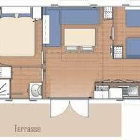 Stacaravan 4 personen - O'HARA 734