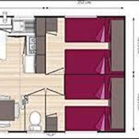 BUNGALOW 6 personnes - O'hara 834