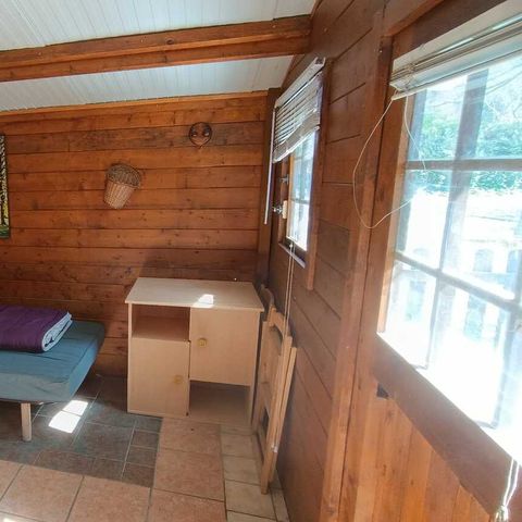 CHALET 2 persone - Piccolo chalet dormitorio in legno (senza cucina né acqua)
