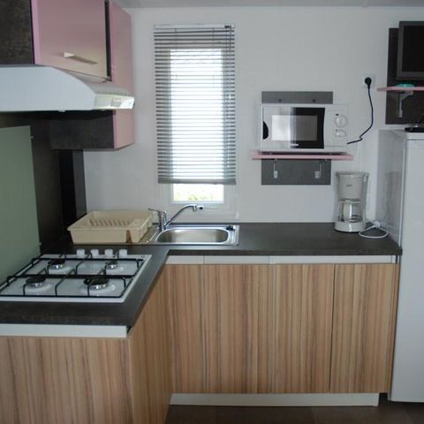 MOBILHOME 4 personnes - Mobil-home MALAGA Confort avec terrasse intégrée 8 m² 4 pers
