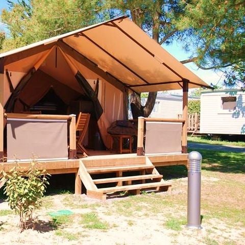 Bungalow toilé 5 personnes - VICTORIA Sans sanitaires