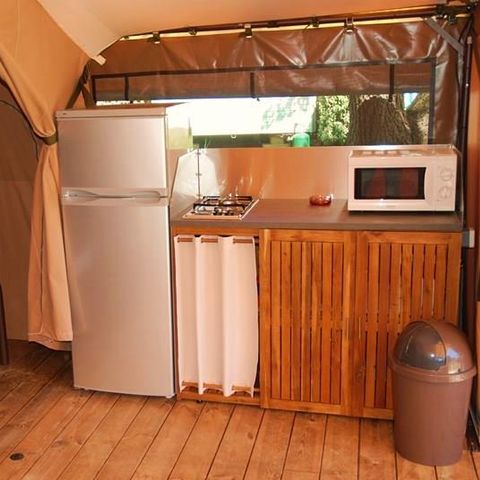 Bungalow toilé 5 personnes - VICTORIA Sans sanitaires