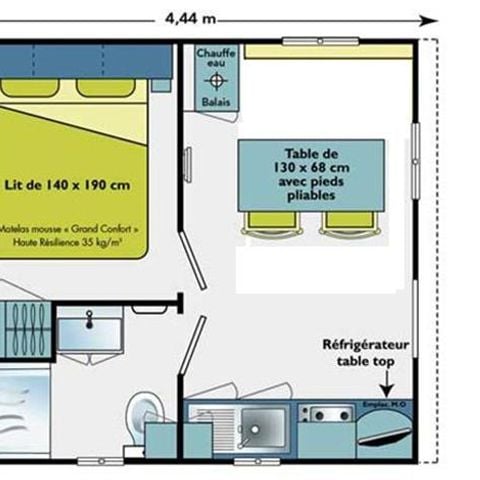 BUNGALOW 2 personnes - 2 personnes