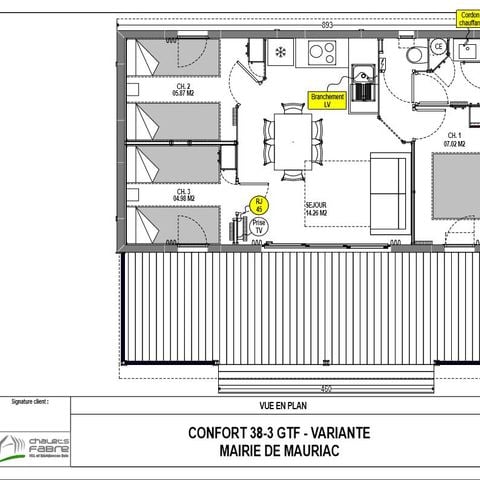 Chalet 6 persons - 3 bedroom cottage
