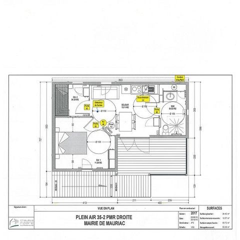 Mobilheim 4 Personen - Cottage angepasst PMR 2 Zimmer 4 Personen max