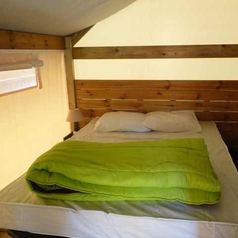 Tente en toile et en bois 5 personnes - Tente ecolodge