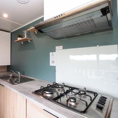 Mobilhome 6 personnes - Saint Cirq Lapopie - 3 chambres - Terrasse semi-couverte