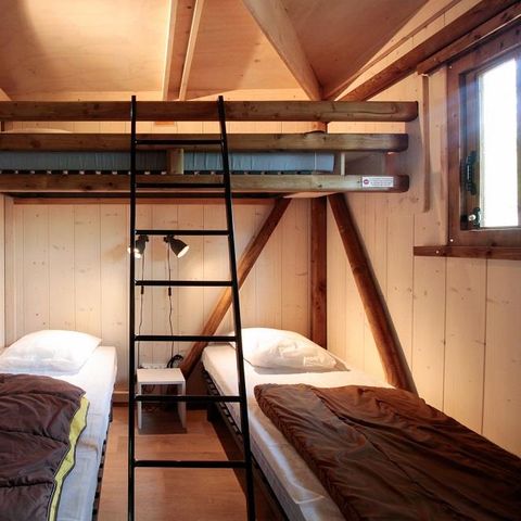 Chalet 5 personen - Confort Sarlat - 2 slaapkamers - terras niet overdekt