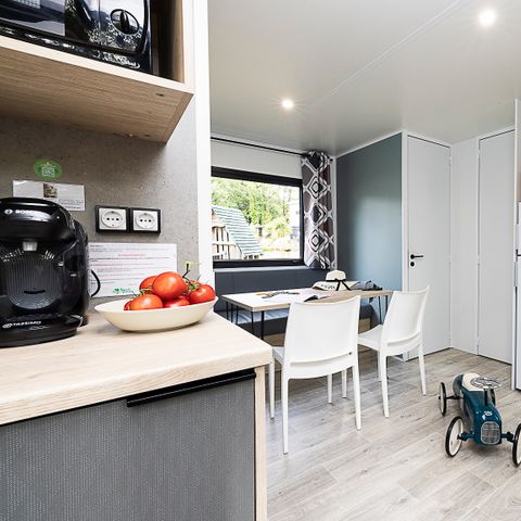 MOBILHOME 4 personas - Confort Rocamadour - TV - 2 habitaciones - terraza cubierta