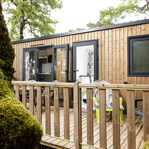 MOBILHOME 4 personas - Confort Rocamadour - TV - 2 habitaciones - terraza cubierta