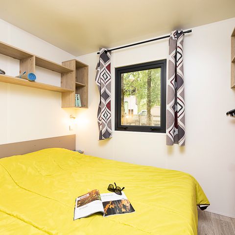 Mobilheim 4 Personen - Confort Rocamadour - TV - 2 Zimmer - überdachte Terrasse