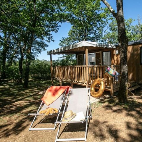 Stacaravan 4 personen - Saint Cirq Lapopie - 2 slaapkamers