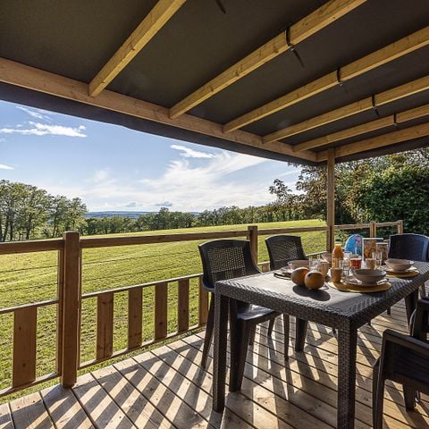Mobile home 8 persons - Premium Lacave - 3 bedrooms - TV - air conditioning - LV - 2 bathrooms