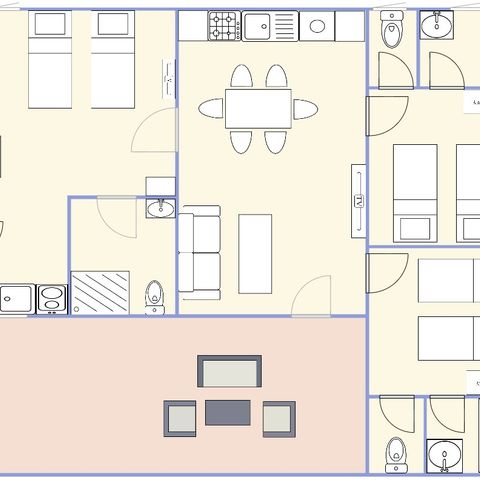 CHALET 8 personas - 3 habitaciones