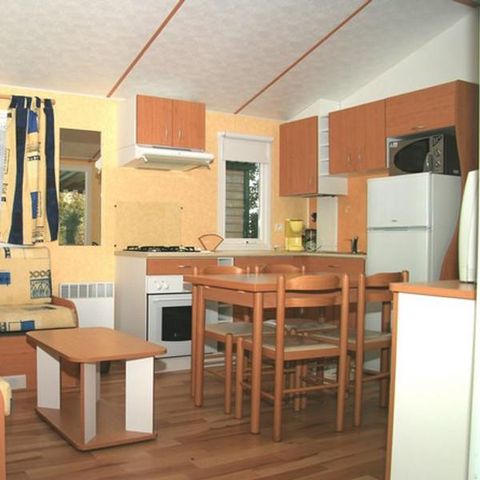 Stacaravan 6 personen - Stacaravan Tilleul 2 kamers 32m² - Frankrijk