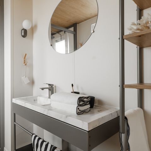 Stacaravan 6 personen - Stacaravan Merisier 3 kamers 1 badkamer 35m² - Nieuw voor 2026 - EIGENSCHAPPEN