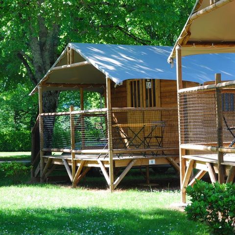 Bungalowtent 2 personen - Berghut zonder sanitair