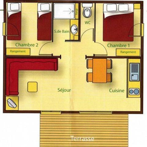CHALET 4 personnes - SHAKAN - 2 chambres