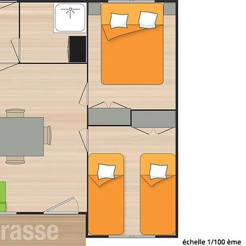 GÎTE 4 personnes - Résidence Gîte 4P - TV