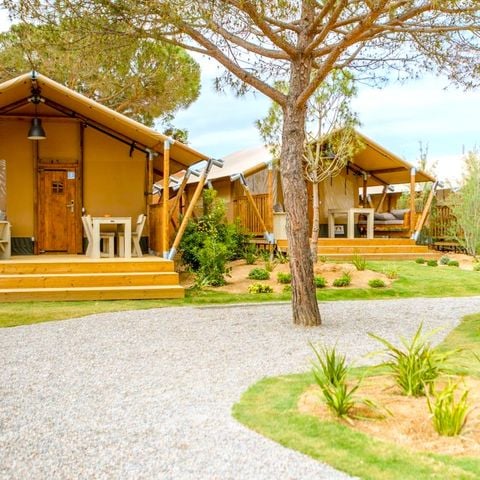 TENTE TOILE ET BOIS 4 personnes - Glamping Mar 4 pers