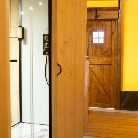 Tente en toile et en bois 4 personnes - Glamping Mar
