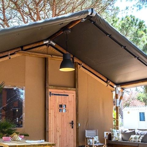 Tente en toile et en bois 2 personnes - Glamping Mar