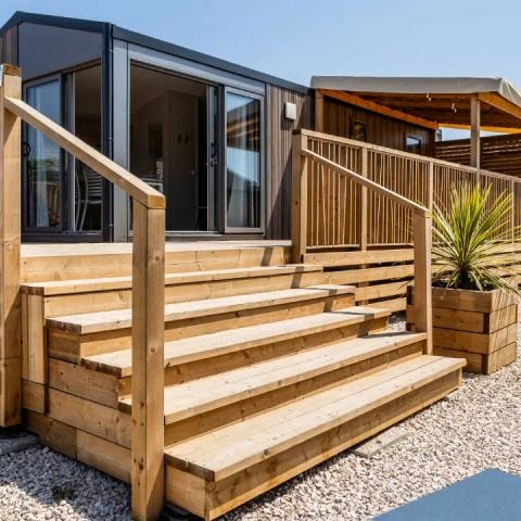 Stacaravan 6 personen - Stacaravan Premium Groot 4 Kamers 6 Personen Airconditioning + TV