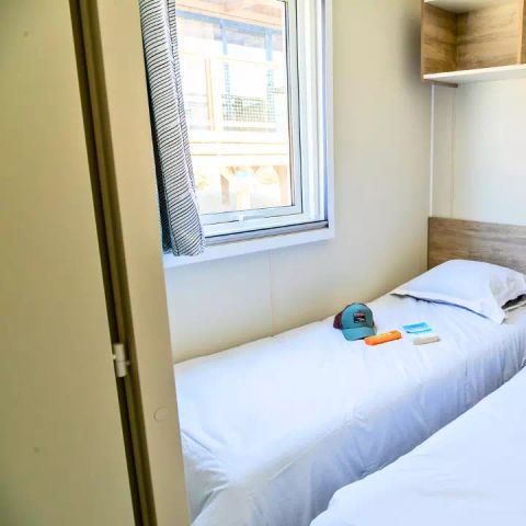 Stacaravan 6 personen - Stacaravan Premium Groot 4 Kamers 6 Personen Airconditioning + TV