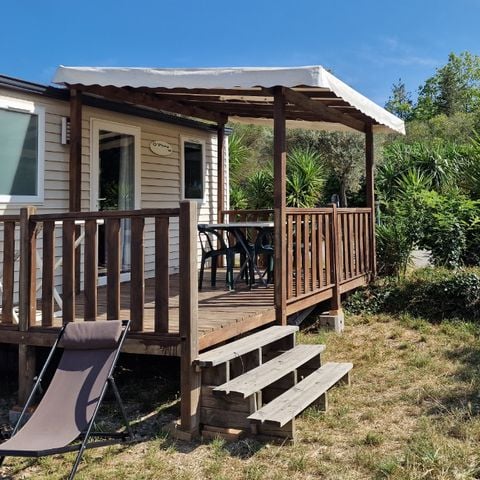 Mobilhome 2 personnes - Azur 1 chambre (20m²) avec climatisation