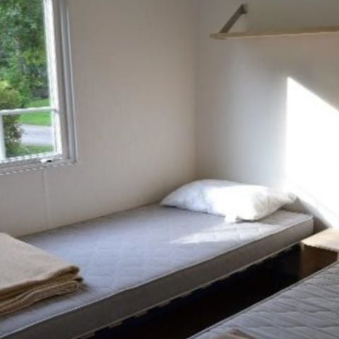 Mobilhome 6 personnes - Terrasse en bois au sol