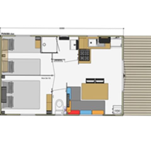 MOBILHOME 6 personas - Caso Cococay