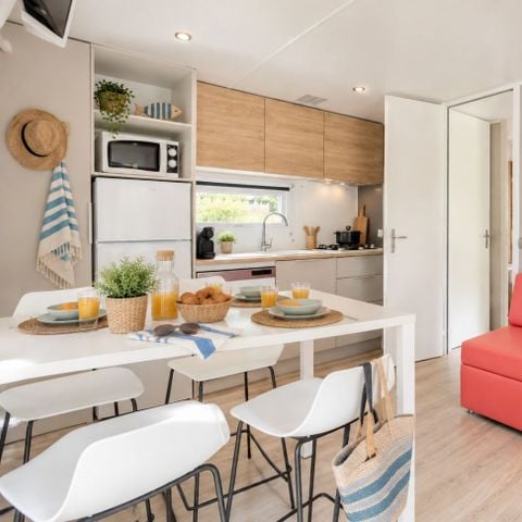 Mobilhome 4 personnes - Cottage Prestige - 2 chambres - 2 salles de bain - Clim - Rivière