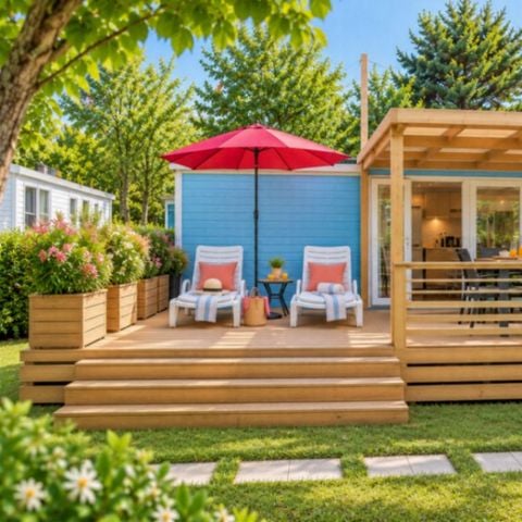 Mobilhome 6 personnes - Cottage Prestige - 3 chambres - Clim