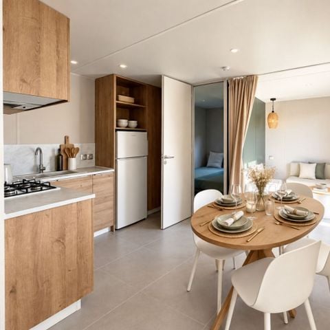 Mobilhome 4 personnes - Cottage Prestige - 2 chambres - Clim