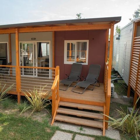 Mobilhome 5 personnes - 'Green Suite' 32m²