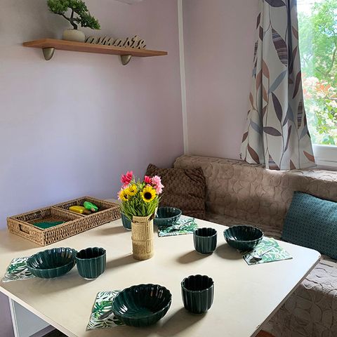 Stacaravan 4 personen - MALIN 20m² - 2 kamers - airconditioning - terras -