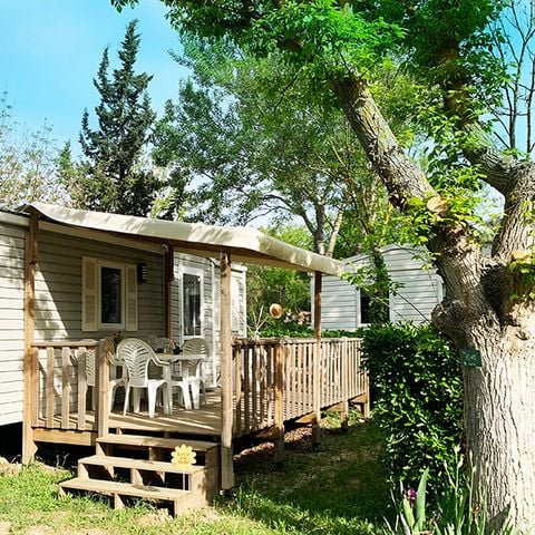 Mobilheim 4 Personen - WELCOME 27m² - 2 Schlafzimmer - TV - Klimaanlage - Terrasse -.