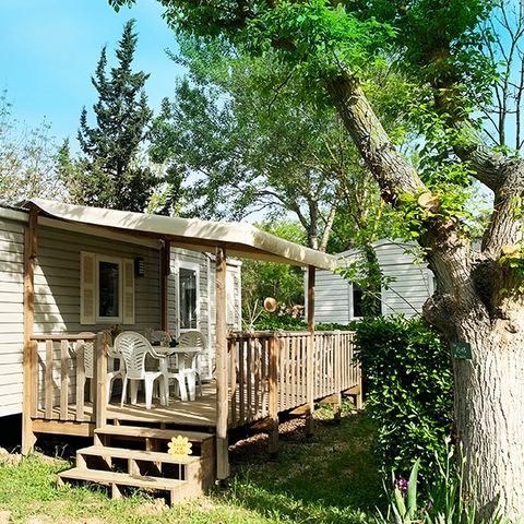 Mobilheim 4 Personen - WELCOME 27m² - 2 Schlafzimmer - TV - Klimaanlage - Terrasse -.