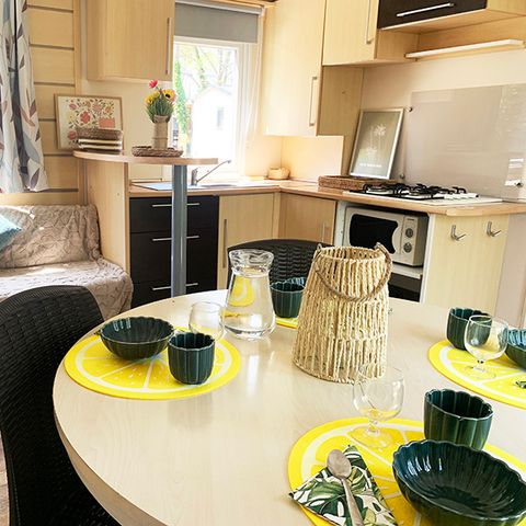 Stacaravan 6 personen - WELCOME 32m² - 3 kamers - TV - airconditioning - terras -