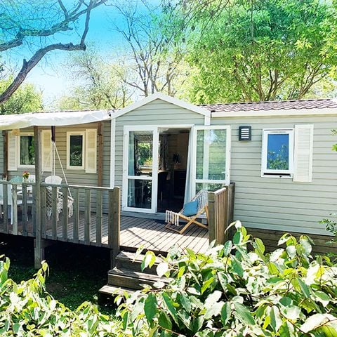 Mobilheim 6 Personen - WELCOME 32m² - 3 Schlafzimmer - TV - Klimaanlage - Terrasse -.
