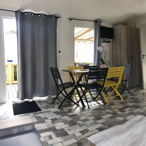 Stacaravan 6 personen - Grand Confort - TV - 3 slaapkamers