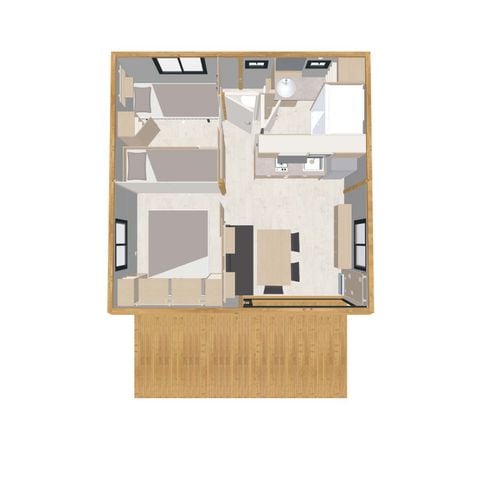 Chalet 5 Personen - Cosy - Fußgängerzone