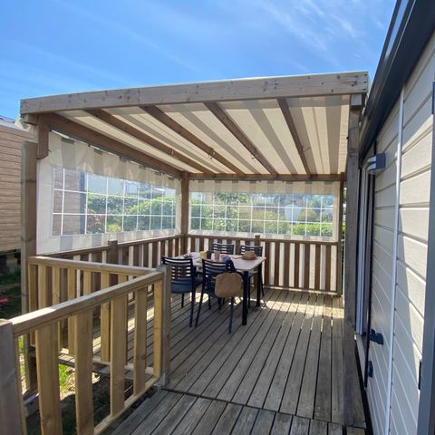 Mobilheim 4 Personen - ! Neuheit 2025 ! Mobilheim Grand Confort - 2CH 1SDB - TV