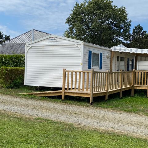 BUNGALOW 4 personnes - Mobilhome adapté personne à mobilité réduite- 2CH 1SDB-TV