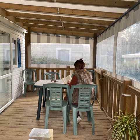 Stacaravan 4 personen - Stacaravan aangepast voor mensen met beperkte mobiliteit- 2CH 1SDB-TV