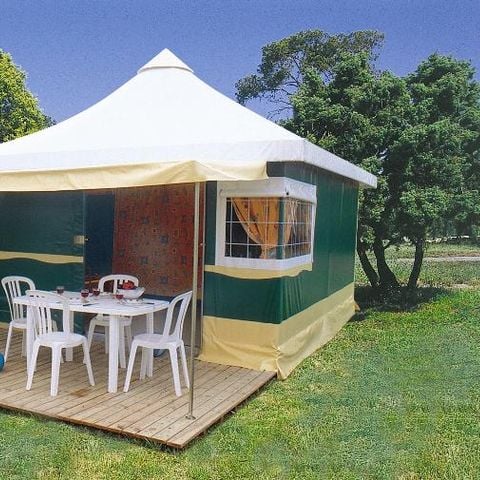 Bungalow toilé 5 personnes - KIWI Sans sanitaires